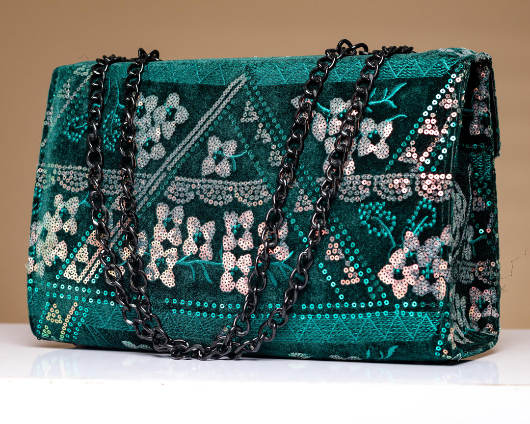 Zainab Sequined Handbag