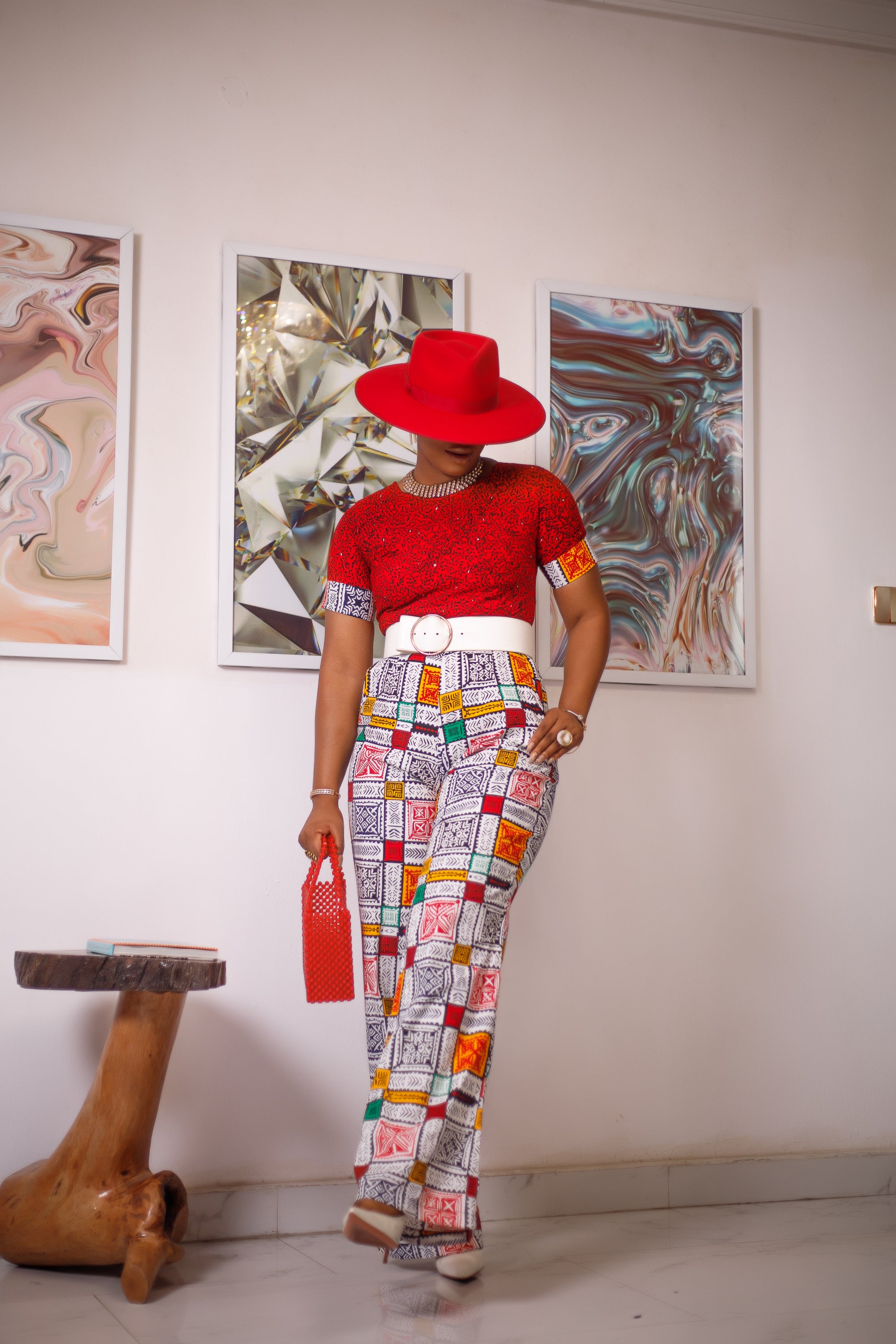 African Print Seyi Jumpsuit