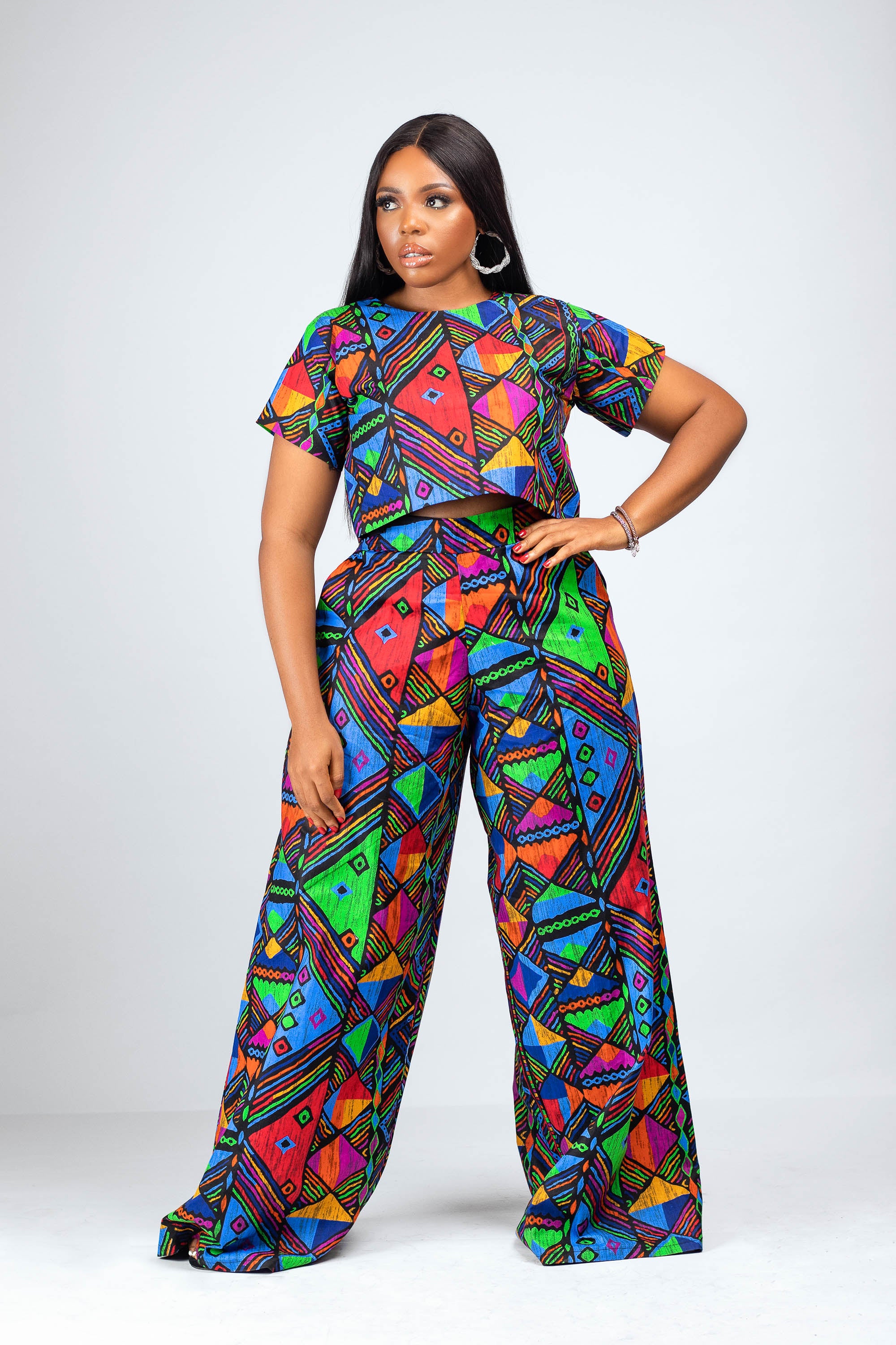 African Print Hadiza Pants