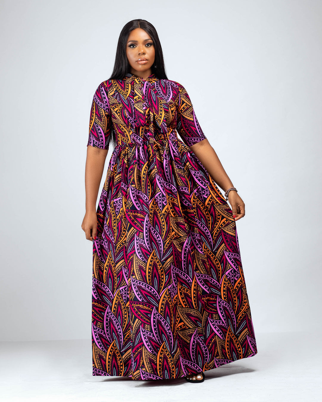 African Print Adetutu Maxi Dress