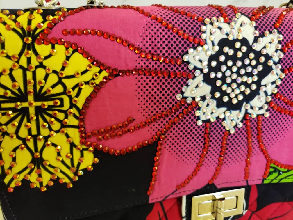 ADA Rhinestoned Handbag