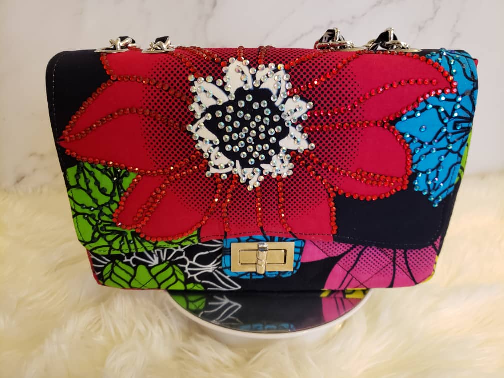 ADA Rhinestoned Handbag