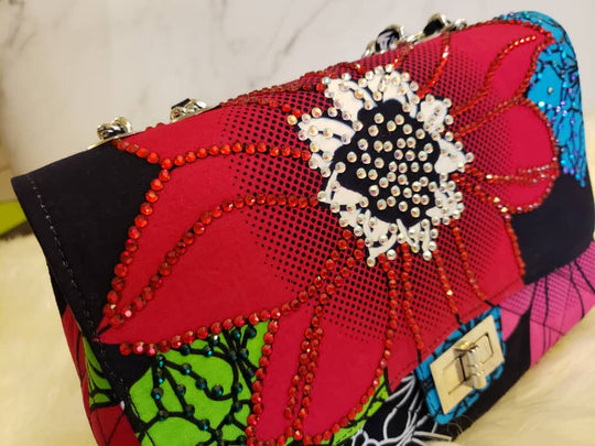 ADA Rhinestoned Handbag