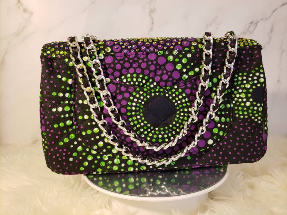 CHIKA Rhinestoned Bag