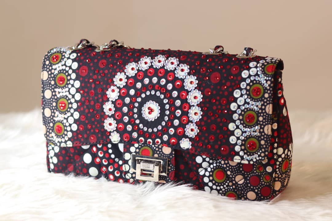 Rhinestoned Bag