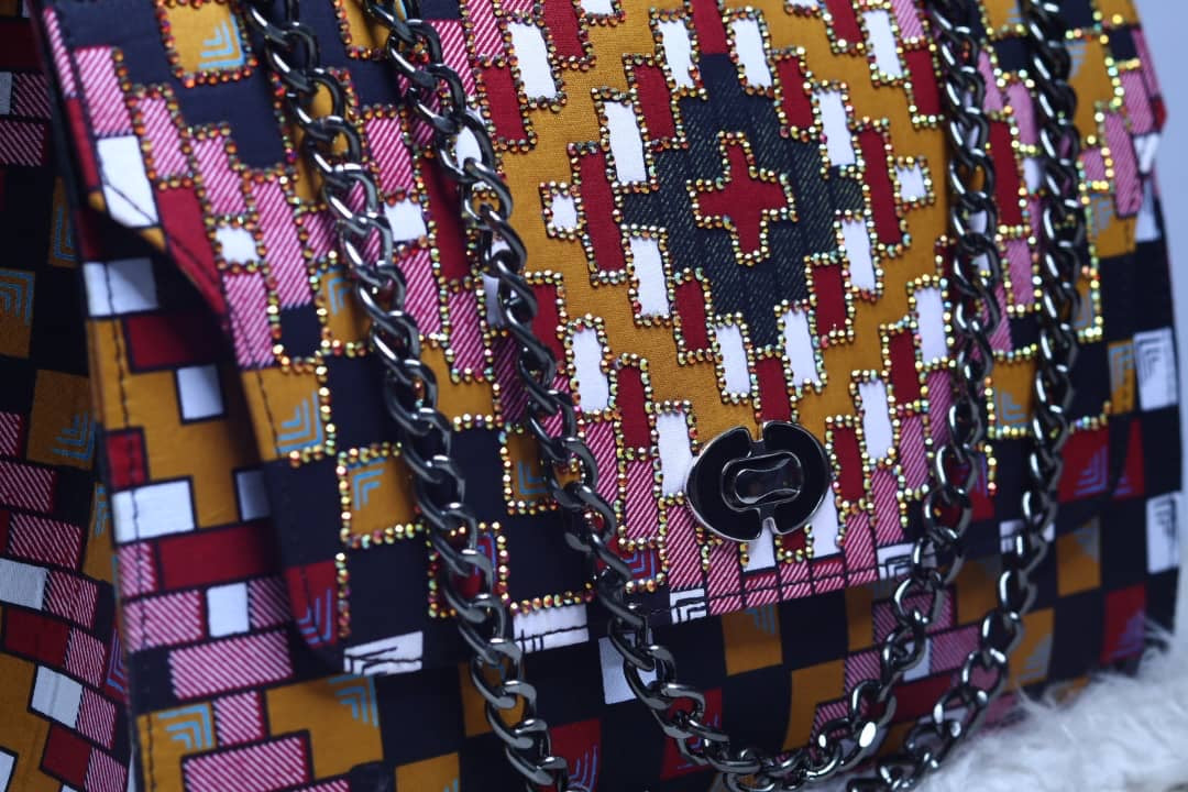 TENI Rhinestoned Handbag